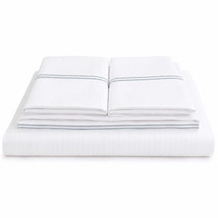 Juego De Sábanas 300 Hilos Pima Cotton Premium / Líneas Satinadas Arlin