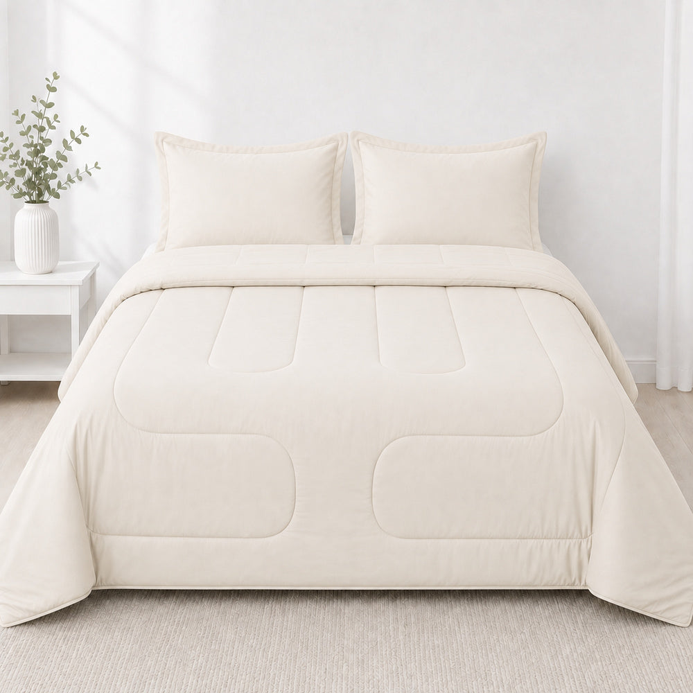 Edredón 150 Hilos Algodón Confort / Crema Arlin