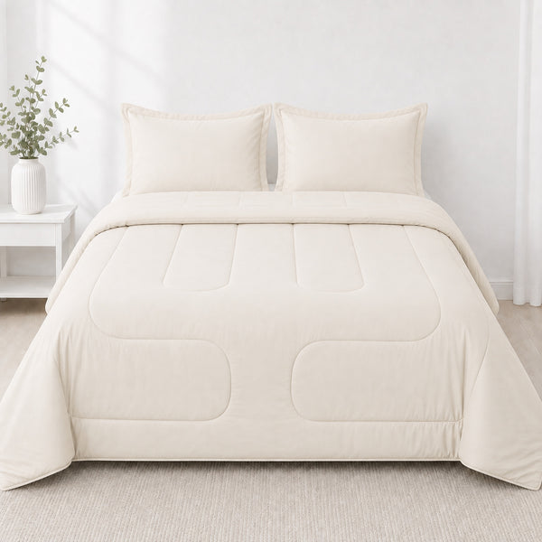 Edredón 150 Hilos Algodón Confort / Crema Arlin