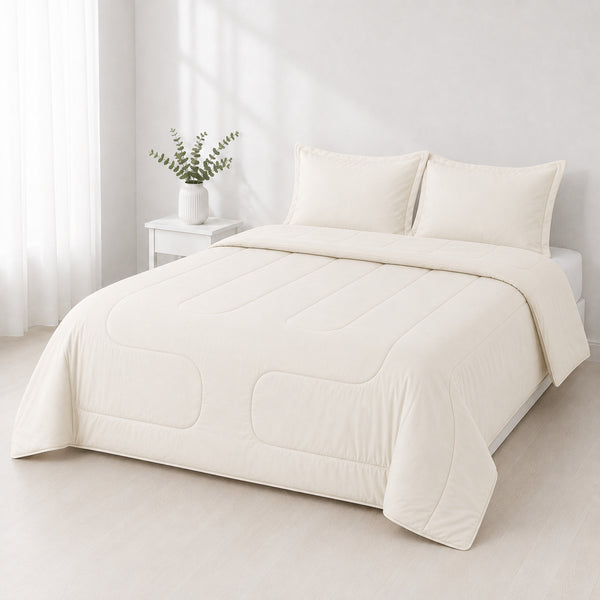 Edredón 150 Hilos Algodón Confort / Crema Arlin