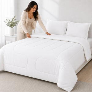 Edredón 150 Hilos Algodón Confort / Blanco Arlin