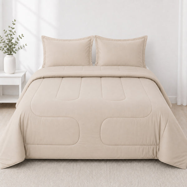 Edredón 150 Hilos Algodón Confort / Beige Arlin