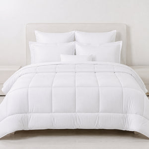 Funda Edredón Duvet 300 Hilos Algodón Premium / Blanco Arlin