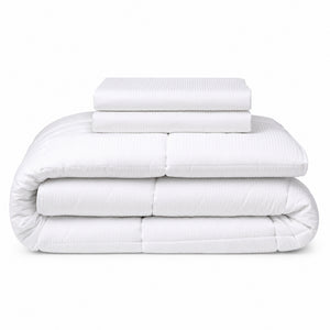 Funda Edredón Duvet 300 Hilos Algodón Premium / Blanco Arlin