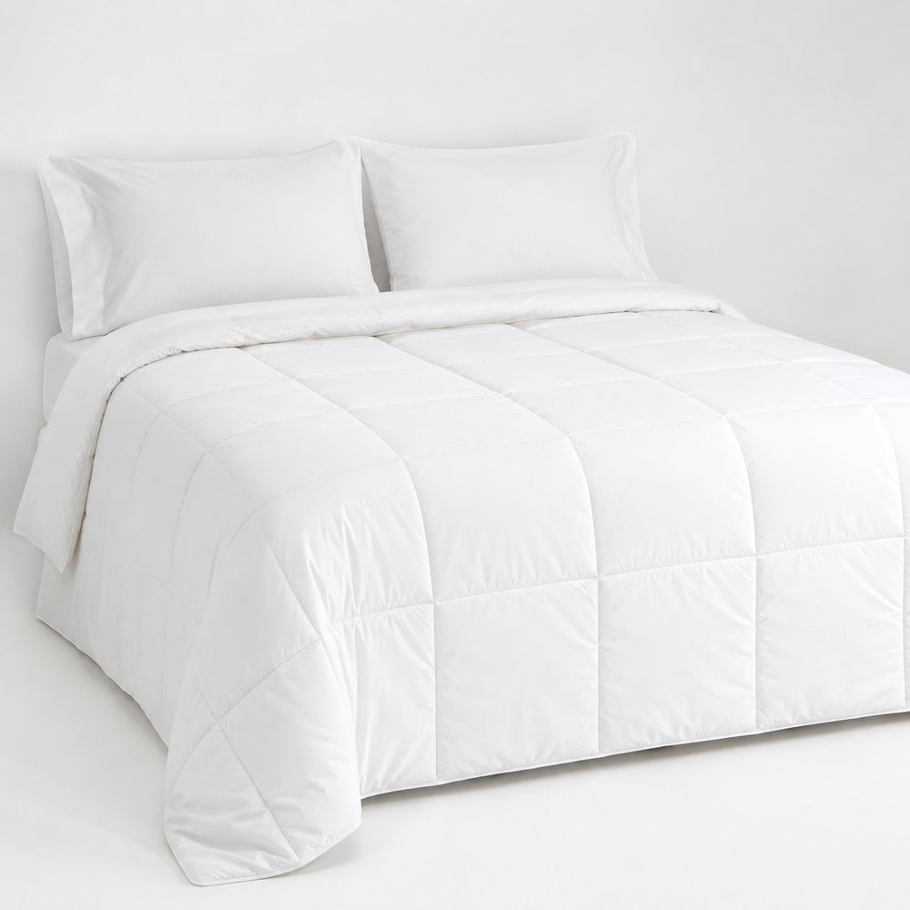 Edredón Duvet 220 Hilos Algodón Deluxe / Blanco Arlin