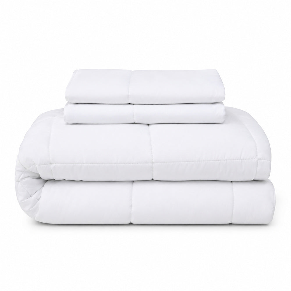Edredón Duvet 220 Hilos Algodón Deluxe / Blanco Arlin