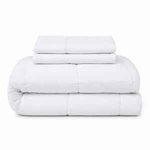 Edredón Duvet 220 Hilos Algodón Deluxe / Blanco Arlin