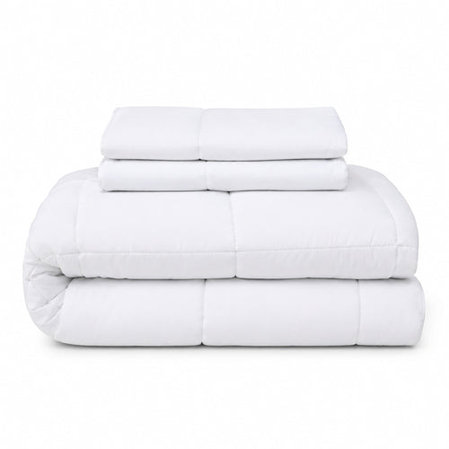 Edredón Duvet 220 Hilos Algodón Deluxe / Blanco Arlin