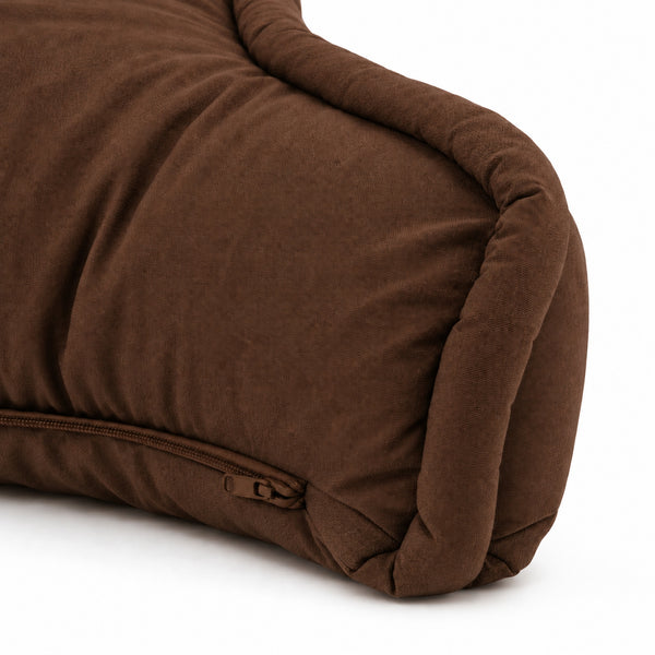 Cojín Anatómico Poly Cotton Confort / Marrón Arlin