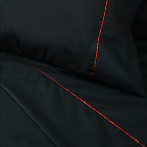 Juego De Sábanas 150 Hilos Algodón Confort / Black Sheet M3 Arlin