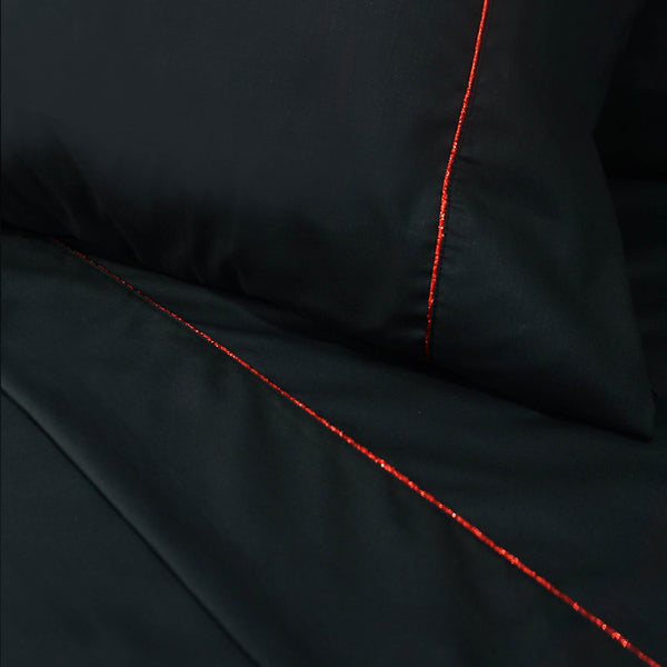 Juego De Sábanas 150 Hilos Algodón Confort / Black Sheet M3 Arlin