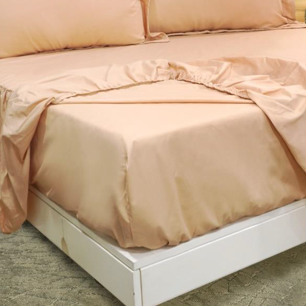 Juego De Sábanas Cool 150 Hilos Cotton Confort / Nude Arlin