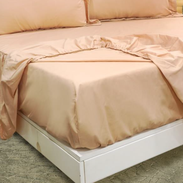 Juego De Sábanas Cool 150 Hilos Cotton Confort / Nude Arlin