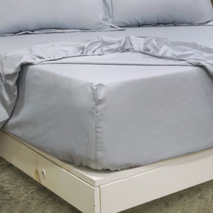 Juego De Sábanas Cool 150 Hilos Cotton Confort / Plomo Arlin