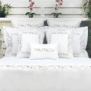 Funda Duvet Belha 220 Hilos Algodón Deluxe / Dorado Arlin