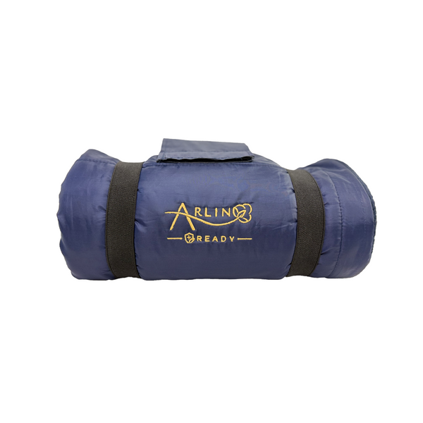 Manta Térmica Impermeable Con Cintas Reflectivas / Azul Marino Arlin