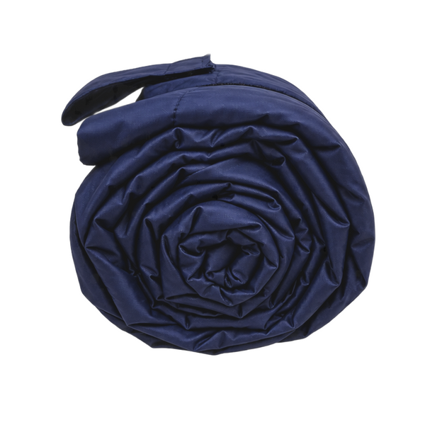 Manta Térmica Impermeable Con Cintas Reflectivas / Azul Marino Arlin