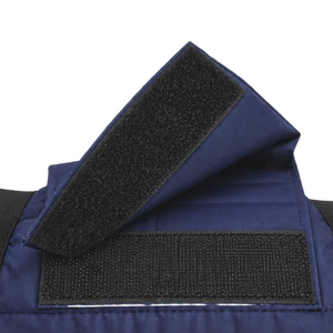 Manta Térmica Impermeable Con Cintas Reflectivas / Azul Marino Arlin