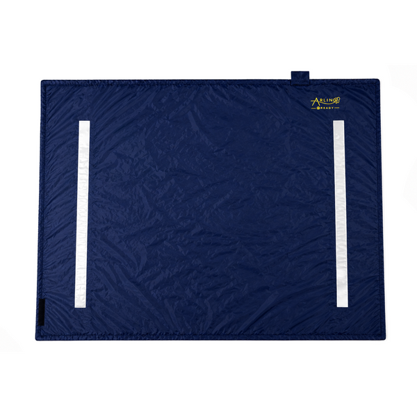 Manta Térmica Impermeable Con Cintas Reflectivas / Azul Marino Arlin