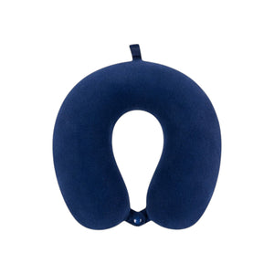 Cojines collarín de viaje ARLIN en microfibra suave, disponibles en varios colores, con relleno de napa siliconada.